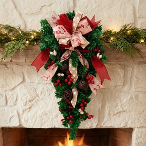 Christmas Door Hanging Decor Front Door Christmas Decoration Holiday ...