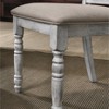 Roundhill Furniture Iris Turned Leg Wood Dining Chair Set of 2 - 3 of 4