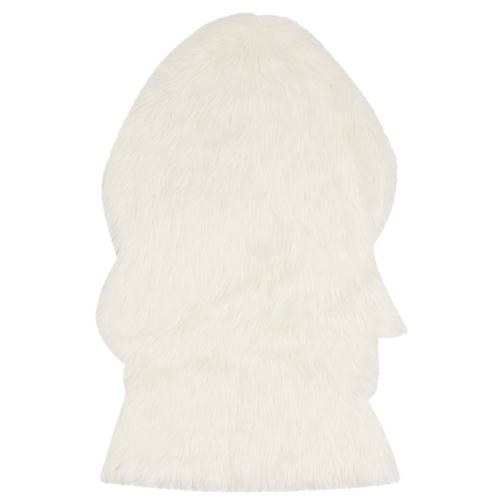 Haven Faux Sheepskin Rug - Ivory (2'x3') - Safavieh