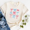 Simply Sage Market Patriotic Bows Stacked Coquette Short Sleeve Tee - 3 of 4