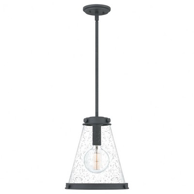 Quoizel Lighting Bristol 1 - Light Pendant in  Mottled Black