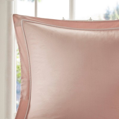 Blush Cotton King Reversible 9-Piece Comforter Set