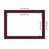 Amanti Art Canterbury Cherry Framed Magnetic Dry Erase Board - 4 of 4