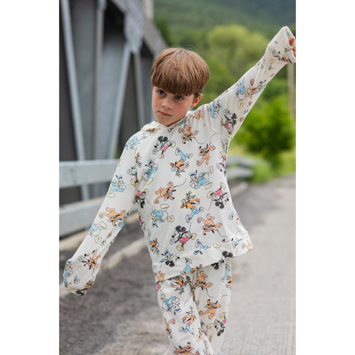 Disney Mickey Mouse Toddler Boys' Fleece 2-Piece Hoodie and Joggers Set - thumbnail 5