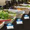 Big Dot of Happiness Blue Grad - Best is Yet to Come - Royal Blue Graduation Party Tent Buffet Card - Table Setting Name Place Cards - Set of 24 - 3 of 4