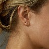 Freekiss 3 Pairs Gold Hoop Earrings Set: Dainty Stud Earrings Trendy Small 14K Gold Plated Hypoallergenic Dangle Cartilage - 3 of 4