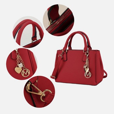 MKF Collection Satchel Bag for Women – Ruth Vegan Leather Handbag with Wallet, 2-Piece Set – — фото 5