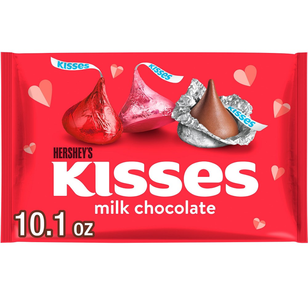 Hershey's Kisses Valentine's Day Milk Chocolate Candy - 10.1oz