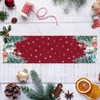Washable Christmas Rug, Low Pile Soft Bedroom Mats, Non Slip Dining Covers, Non Shedding Living Room Carpet, Retro Plaid Decor - 3 of 4
