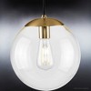 Urban Ambiance Luxury Minimalist Pendant 10.5''H x 10''W,  Brushed Bronze Finish,  Canton Collection, UHP4014 - 4 of 4