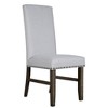 New Classic Furniture, Julius Upholstered Dining Chair (2 Per Carton)-Walnut - 2 of 4