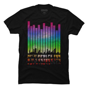 Men's Design By Humans Music City By clingcling T-Shirt - 1 of 4