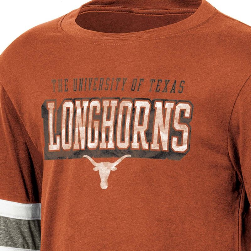 NCAA Texas Longhorns Boys&#39; Long Sleeve T-Shirt, 3 of 4
