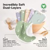 6-Pack Cami Baby Washcloths for Newborn, Organic Cotton Face Wash Cloths for Babies, Soft & Absorbent Baby Bath Towels - 2 of 4