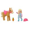 BABY Born Minis Playset - Doll with Blue Eyes, Horse with Helmet & Carrot Accessory - 3 of 4