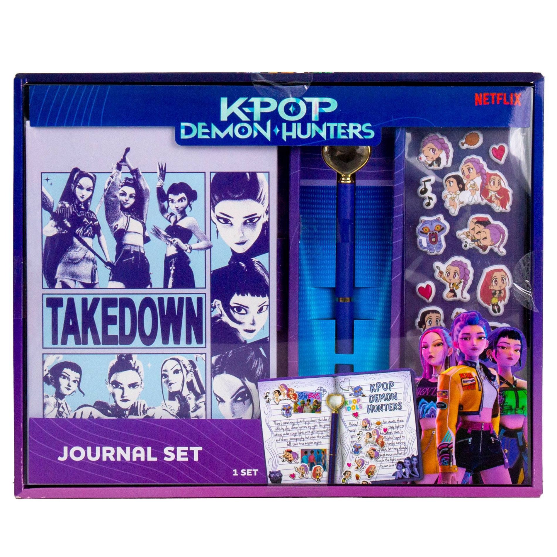 KPOP Demon Hunters Journal Stationery Set Activity Kit