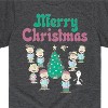 Boys' - Peanuts - Snoopy and Woodstock Christmas Skating Short Sleeve Graphic T-Shirt - 2 of 4