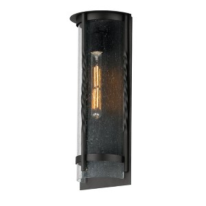 Maxim Lighting Foundry 1 - Light Wall Light in  Black - 1 of 4