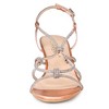 Allegra K Women's Rhinestone Strappy Slingback Stiletto Heel Sandals - 2 of 4