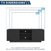 TiramisuBest TV STAND with Walnut for TV & Entertainment Furniture - 3 of 4