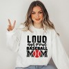 Simply Sage Market Women's Graphic Sweatshirt Loud and Proud Baseball Mom - 2 of 3