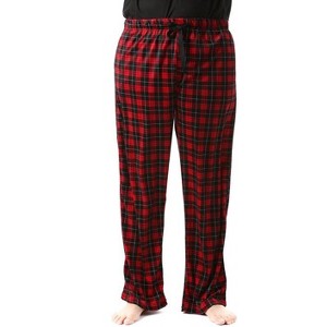 #followme Ultra Soft Fleece Men's Plaid Pajama Pants with Pockets - 1 of 3