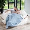 Big Joe Bean Bag Chair with Removeable Cover, Foam Filled, Multiple Sizes and Fabrics, All Ages - 3 of 4