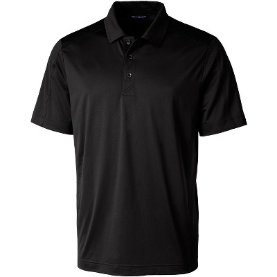 Hanes Men's Big & Tall X-Temp Performance Pique Polo Short Sleeve Shirt -  Black 3XL