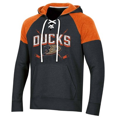 NHL Anaheim Ducks Men's Hat Trick Laced Hoodie - S