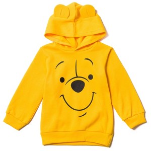 Disney Mickey Mouse Winnie the Pooh Fleece Cosplay Pullover Hoodie Toddler - 1 of 4