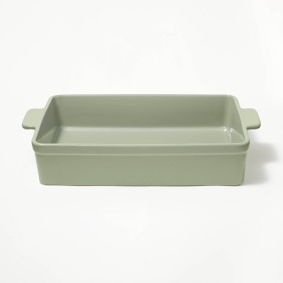 Deep 9 X 13 Rectangular Glass Baking Dish with Sage Green Lid, 5-Quart,  Food Storage , Kitchen Organizer and Storage Container - AliExpress