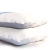 Deny Designs April Lane Art Block Blue Monogram I Microfiber Printed Pillow Sham - 3 of 3