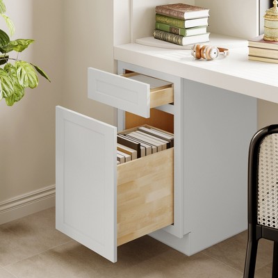 18 in. W  x 21 in. D x 29.5 in. H File Cabinet with Two Drawers