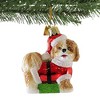 Kurt S. Adler 3.5 Inch Dog In Santa Suit Christmas Best Friend Tree Ornaments - 3 of 3