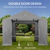 Best Choice Products 10x8ft Outdoor Fabric Storage Shed, Steel Frame, Dual Zipper Doors, Window - 4 of 4