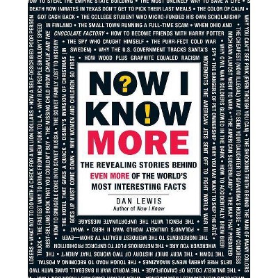 Now I Know More - by  Dan Lewis (Paperback)