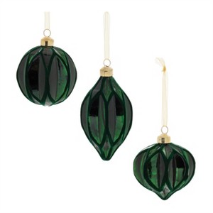 Velvet Glass Ornament (Set of 12) - 1 of 4