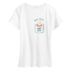 Women's - Winnie the Pooh - Dear Santa, I've Been Good Christmas Short Sleeve Graphic T-Shirt - 1 of 4