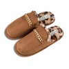 Jessica Simpson Women's Plush Microsuede Scuff Slipper with Chain Embellishment - 4 of 4