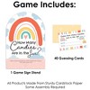 Big Dot of Happiness Hello Rainbow - How Many Candies Boho Baby Shower and Birthday Party Game - 1 Stand and 40 Cards - Candy Guessing Game - 3 of 4