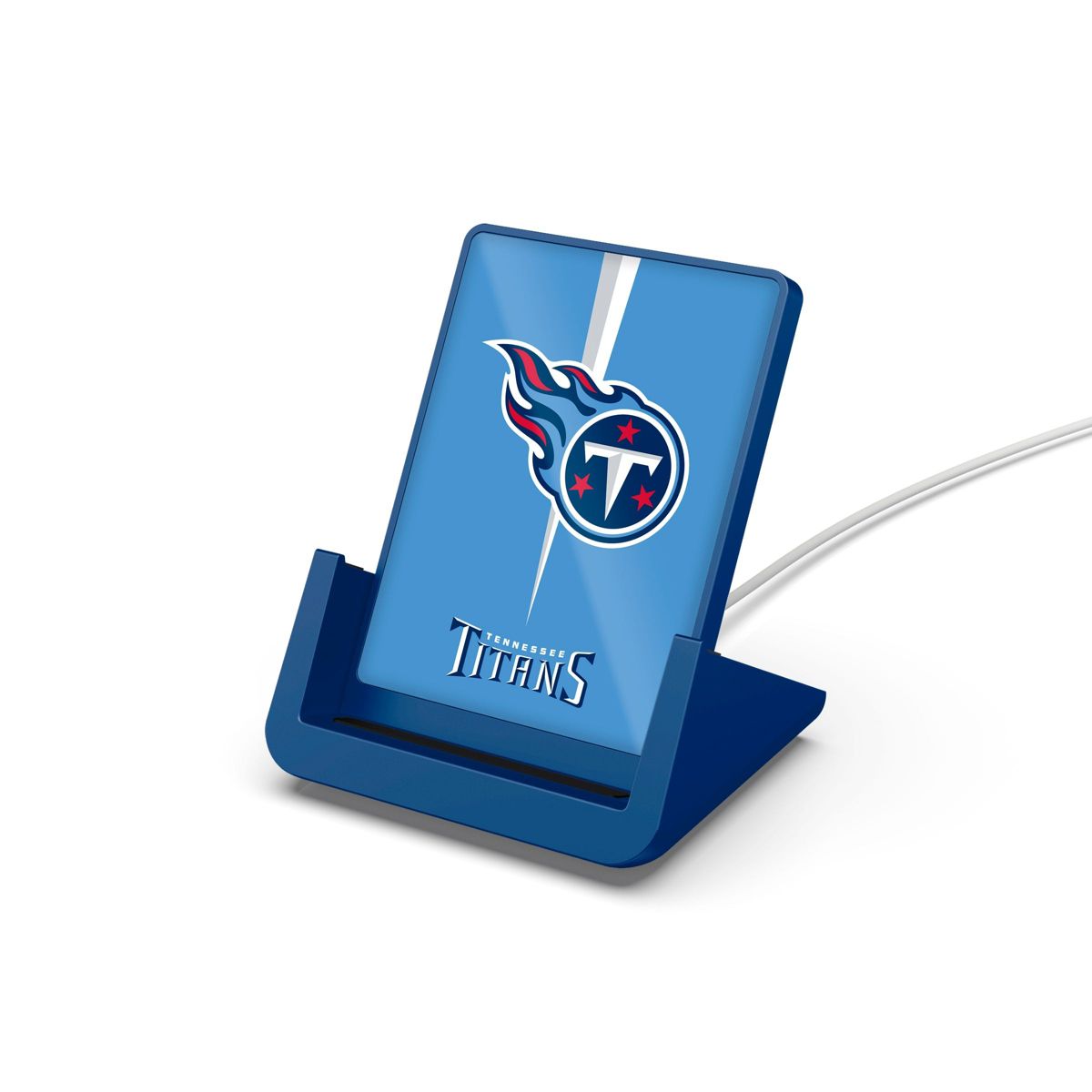 SOAR NFL Cell Phone Wireless Charging Stand- Tennessee Titans