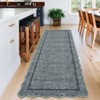 Scalloped Hallway Rug 2x8 Narrow Long Modern Kitchen Runner Rug, Non-Shedding Thin Bedside Rug, Machine Washable Farmhouse Carpet Runner for Kitchen - 4 of 4