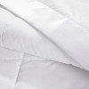 Sapphtopaz 1PC Lightweight Down Alternative Blanket, Satin Trim Cooling Blanket Microfiber Throw Blanket Machine Washable Steam Iron - 3 of 4