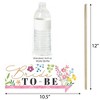 Big Dot of Happiness Funny Wildflowers Bride - Boho Floral Bridal Shower and Wedding Party Photo Booth Props Kit - 10 Piece - 3 of 4