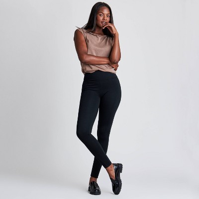 ASSETS by SPANX Women's Ponte Shaping Leggings - Black XL – Target