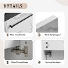 Vynxaria 16'' Floating Wall-Mounted Bathroom Vanity with Ceramic Sink & Soft-Close Cabinet Door, For Small Bathroom - 4 of 4