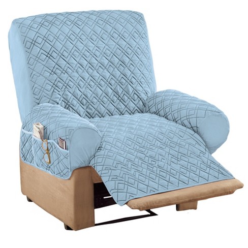 Quilted stretch recliner cover sale