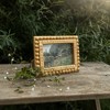 4x6 Rattan and Beaded Picture Frame Wood, MDF, Rattan & Glass by Foreside Home & Garden - 2 of 4