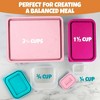 Bentology Snack Buddies- Mini Bento Snack Lunch Box w 4 Portion Control Meal Containers and Lids - BPA, PVC Free, Food Safe– On-the-Go lunchbox - Pink - 2 of 4