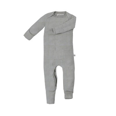 Image of günamüna® Baby Waffle Sleeper Pajama with DIAPER-ZiP®
